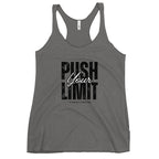 Push your limit Women's Racerback Tank