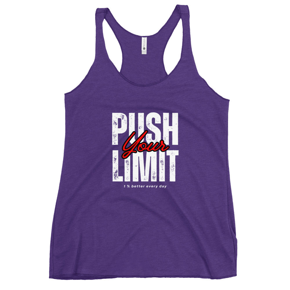 Push your limit Women's Racerback Tank