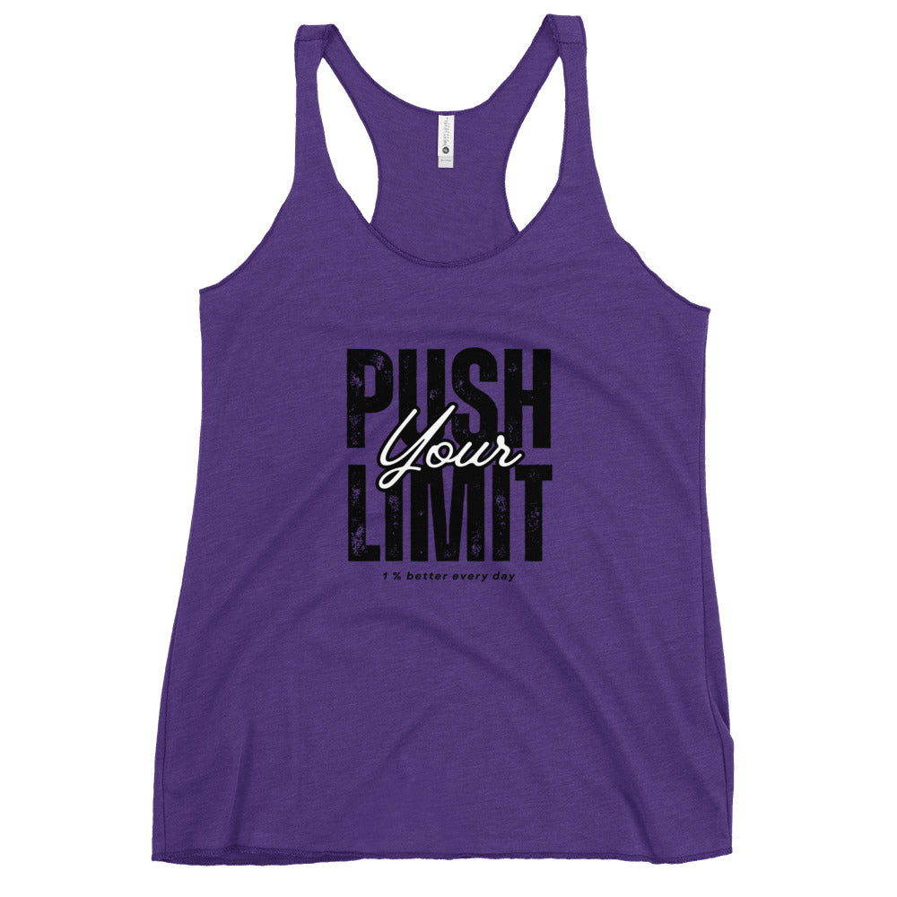 Push your limit Women's Racerback Tank
