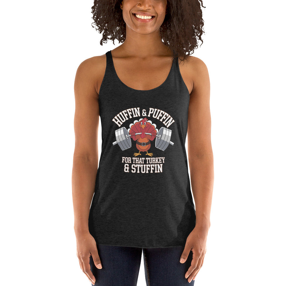 Huffin & Puffin Women's Racerback Tank