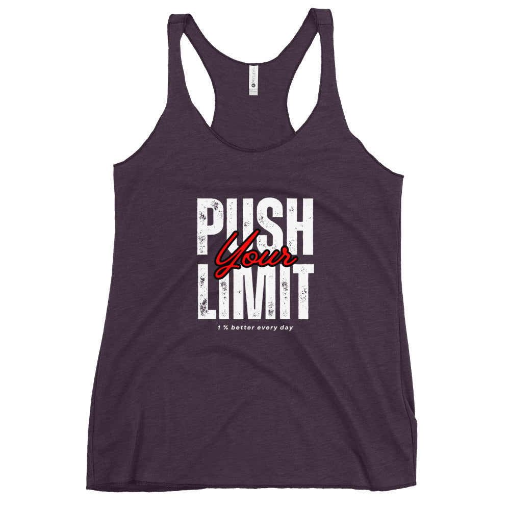 Push your limit Women's Racerback Tank